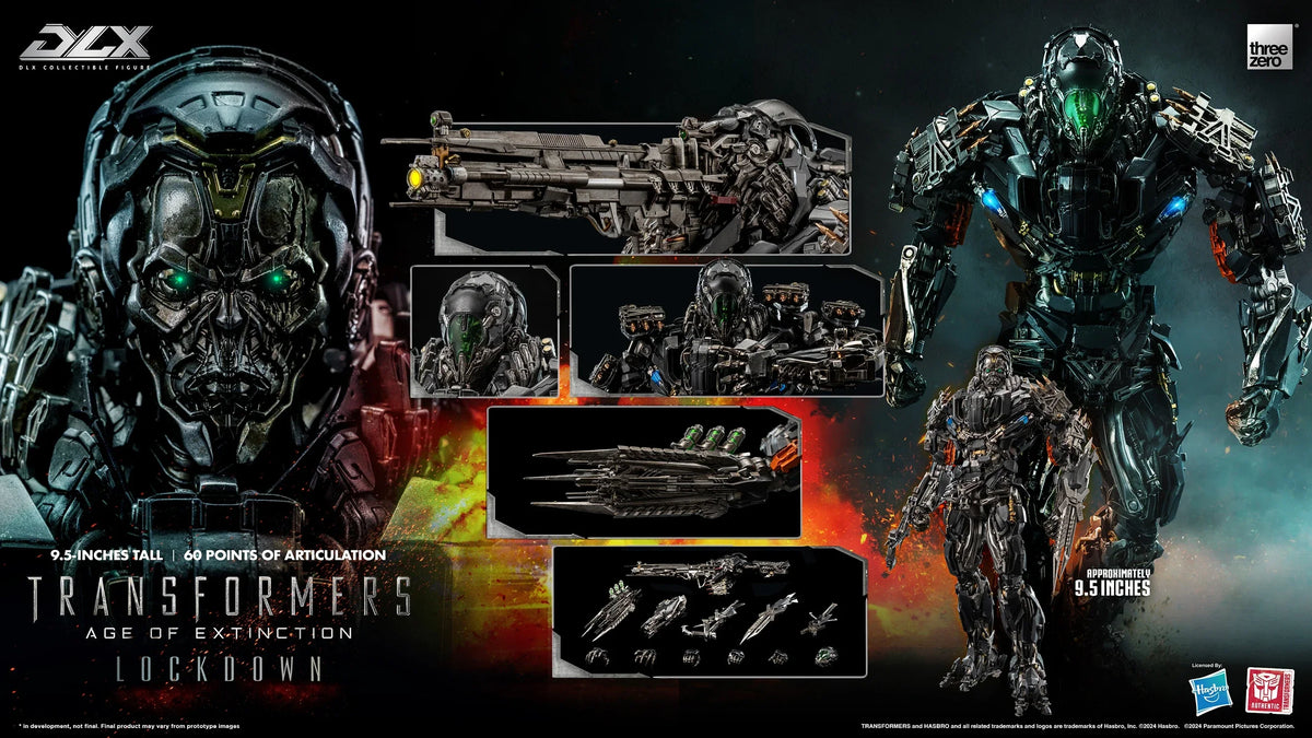 ThreeZero DLX Transformers: Age of Extinction Lockdown Action Figure