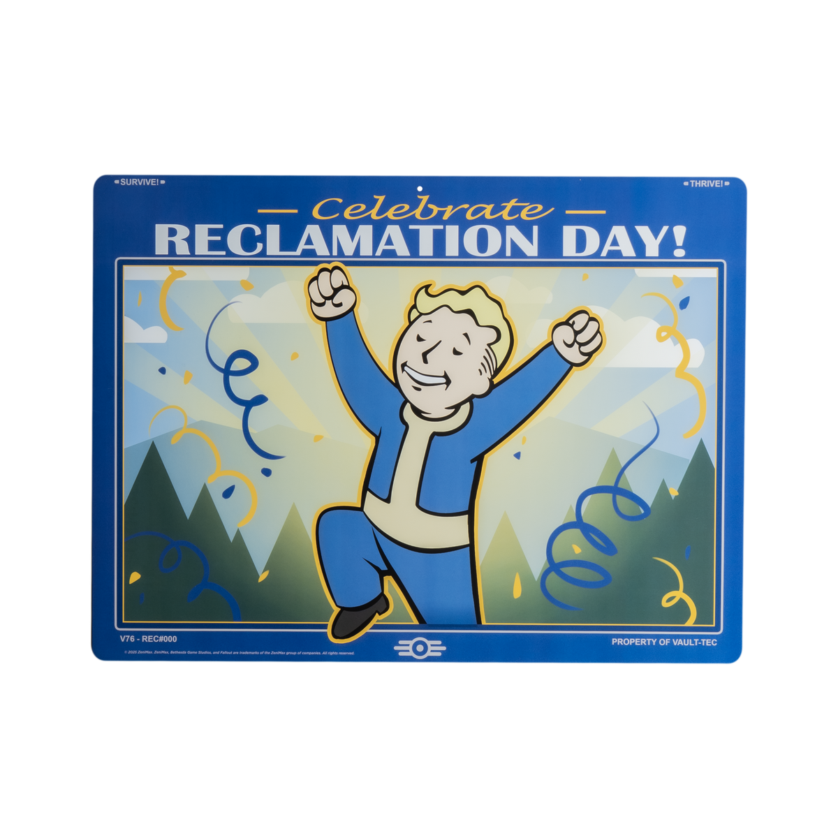 Fallout - Reclamation Day Metal Sign