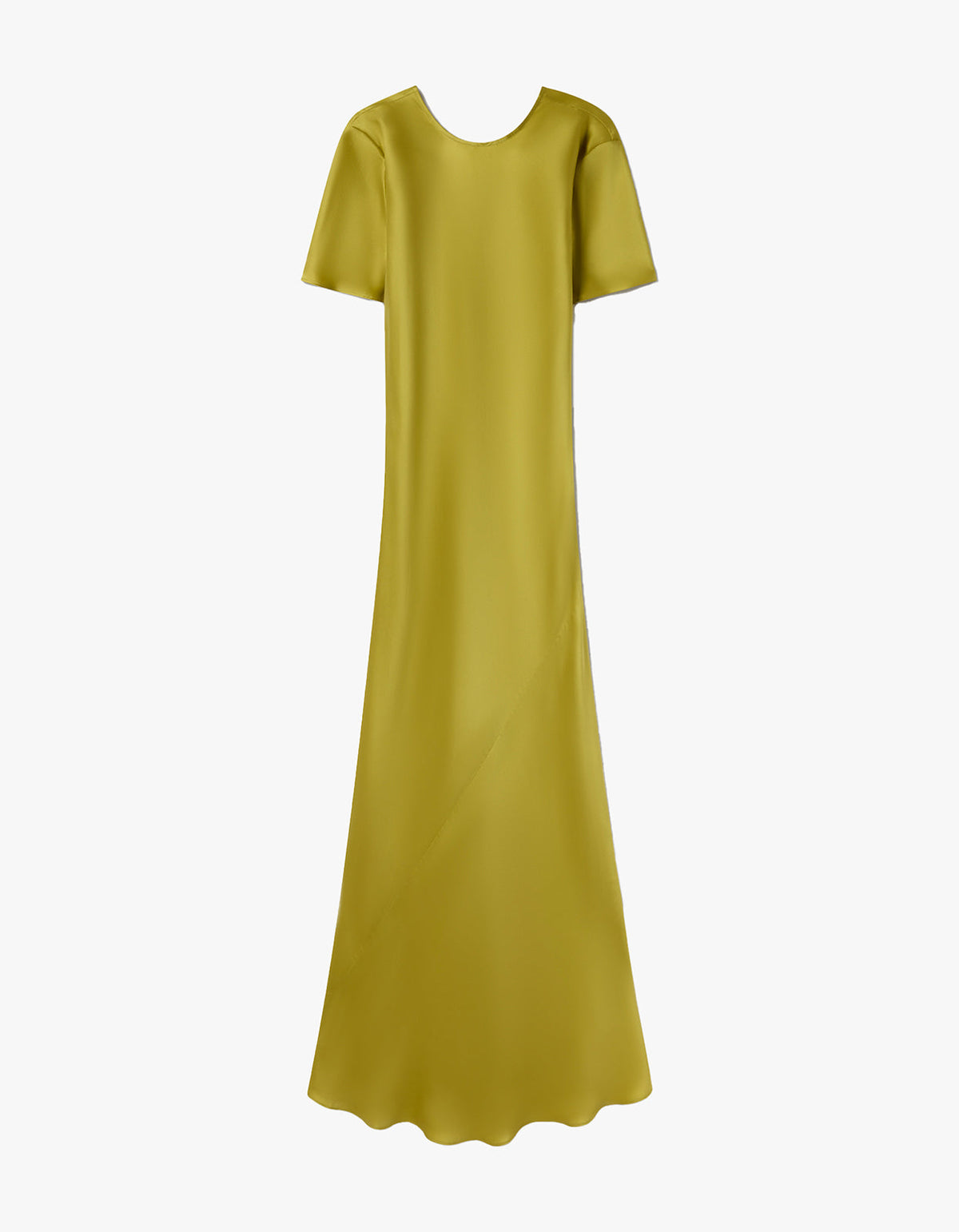 Short Sleeve Bias Dress - Cactus