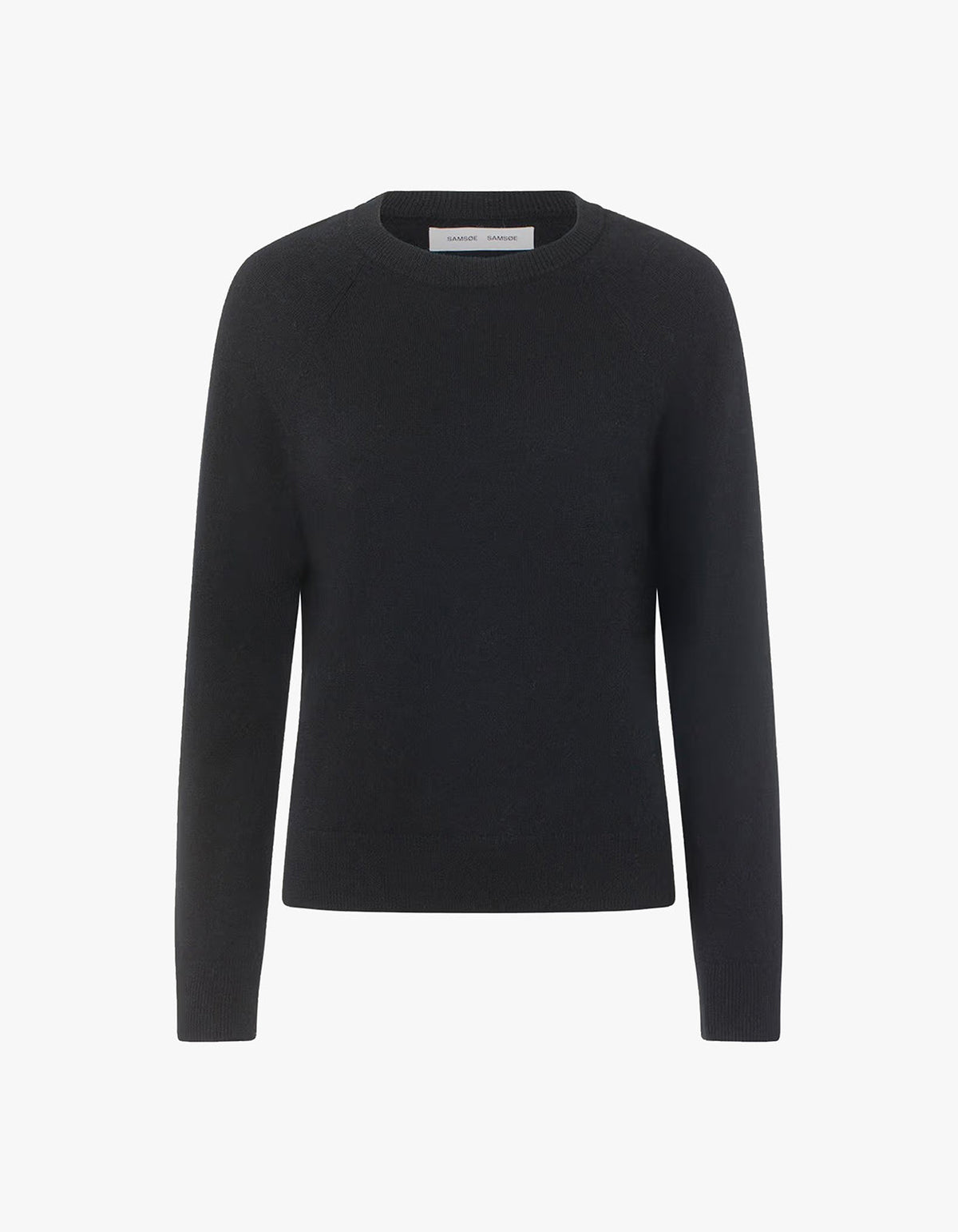 Boston O Neck Cashmere Knit 6304 - Black