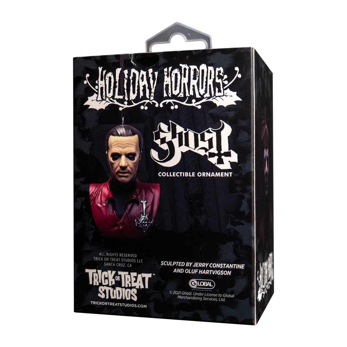 Holiday Horrors - Ghost Cardinal Copia Ornament