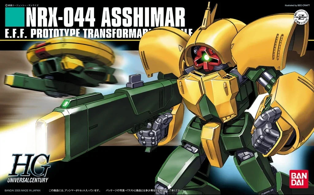Gundam 1/144 HGUC #054 Zeta Gundam NRX-044 Asshimar Model Kit