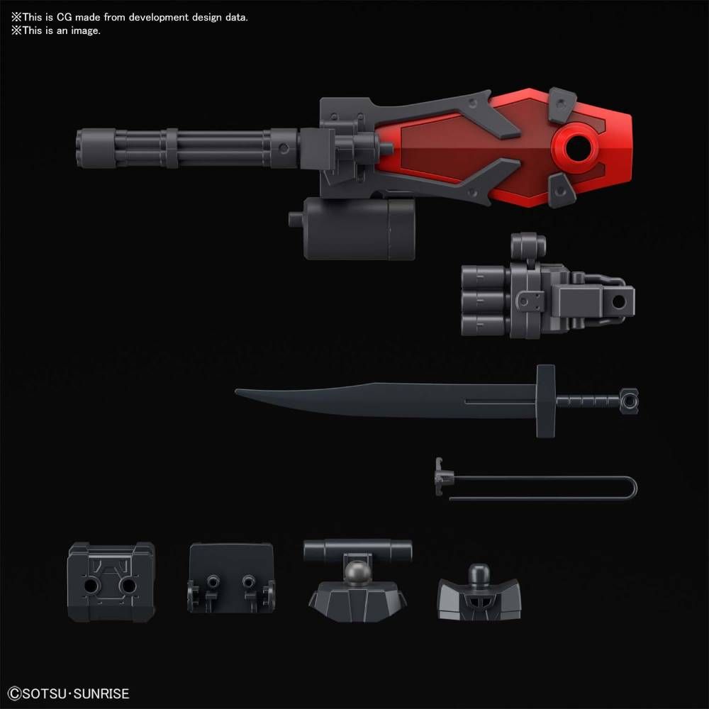 Gundam 1/144 HGBB #08 Breaker Battlogue MS-07B-3S Gouf Crimson Custom Model Kit
