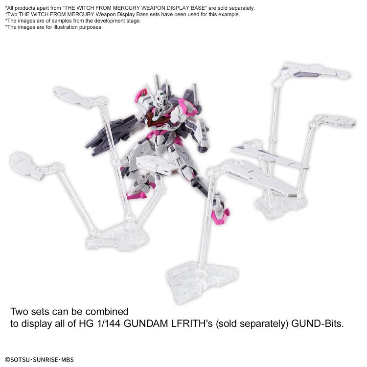 Gundam 1/144 WFM The Witch From Mercury Weapon Display Base Stand Model Kit