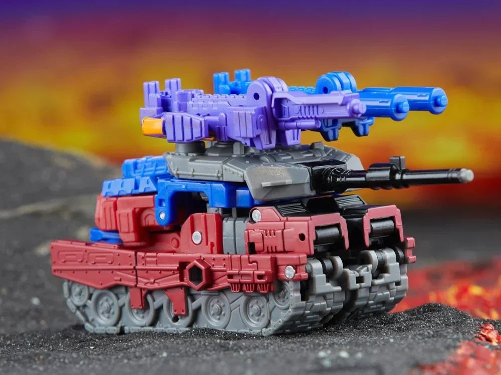 Transformers Generations Legacy United Deluxe Class G1 Universe Quake, Heater, and Tiptop Action Figure