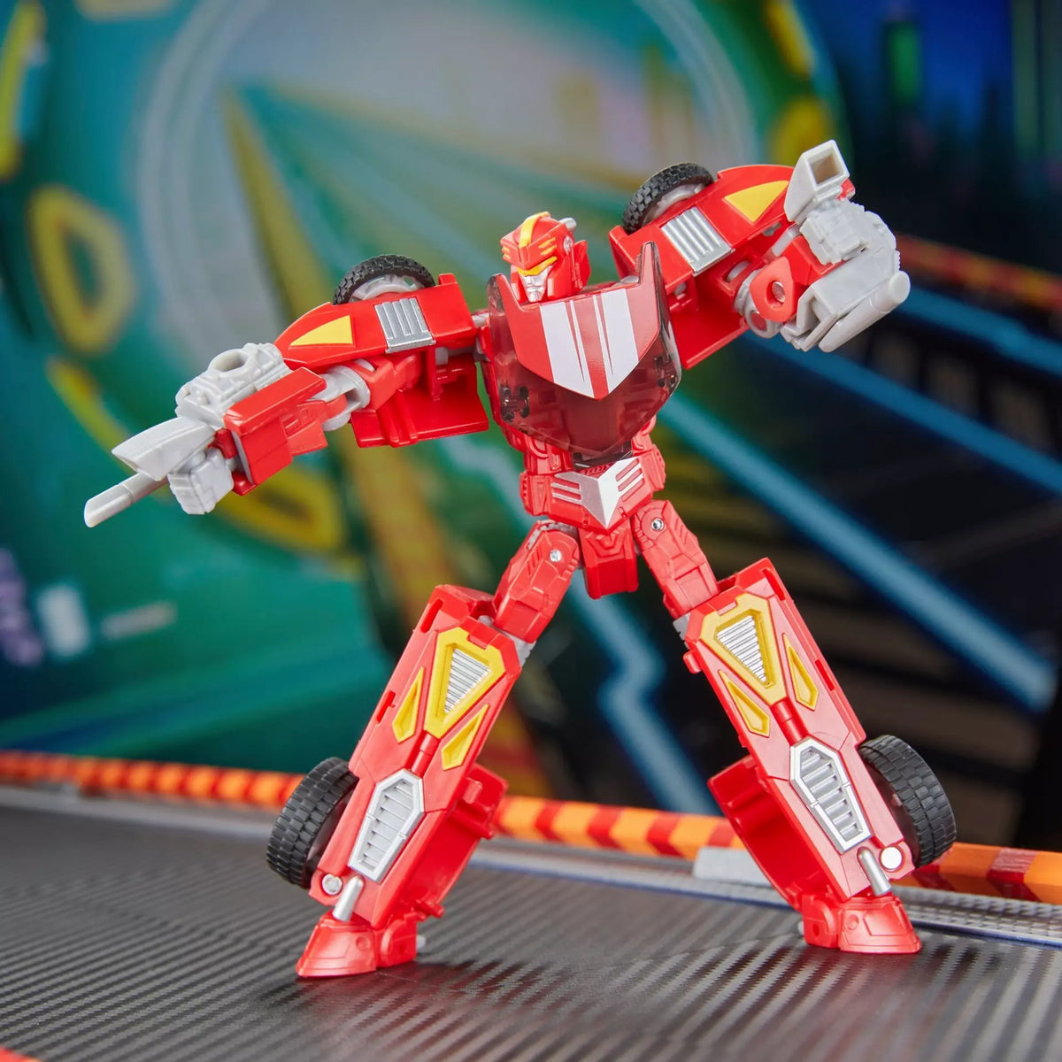 Transformers Collaborative Hot Wheels Twin Mill (Red) Action Figure