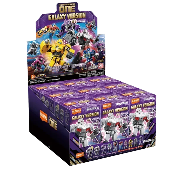 Blokees Transformers Model Kits Experience Galaxy Version #07 ONE Wave 2 Mystery Box Trading Figure Set of 9