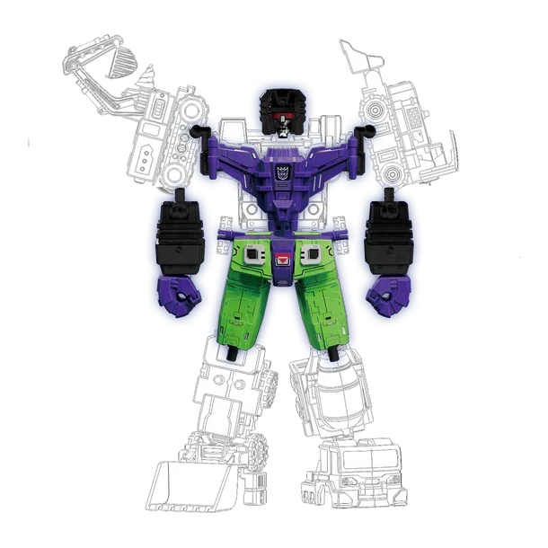 Blokees Transformers Model Kits Defender Version Devastator Combining Accessory Kit