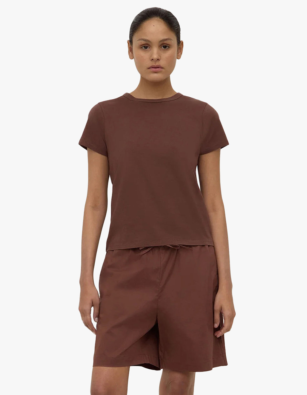 Indi Short Sleeve Tee - Espresso