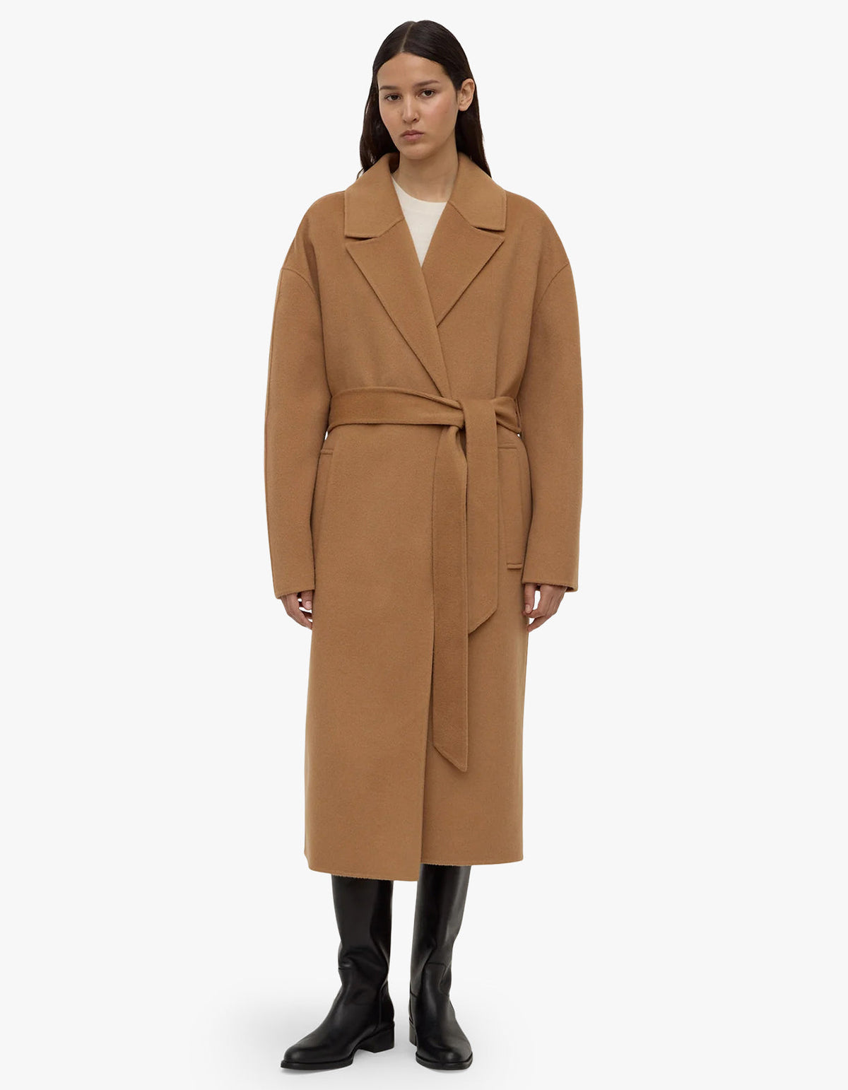 Ivy Wool Coat - Camel