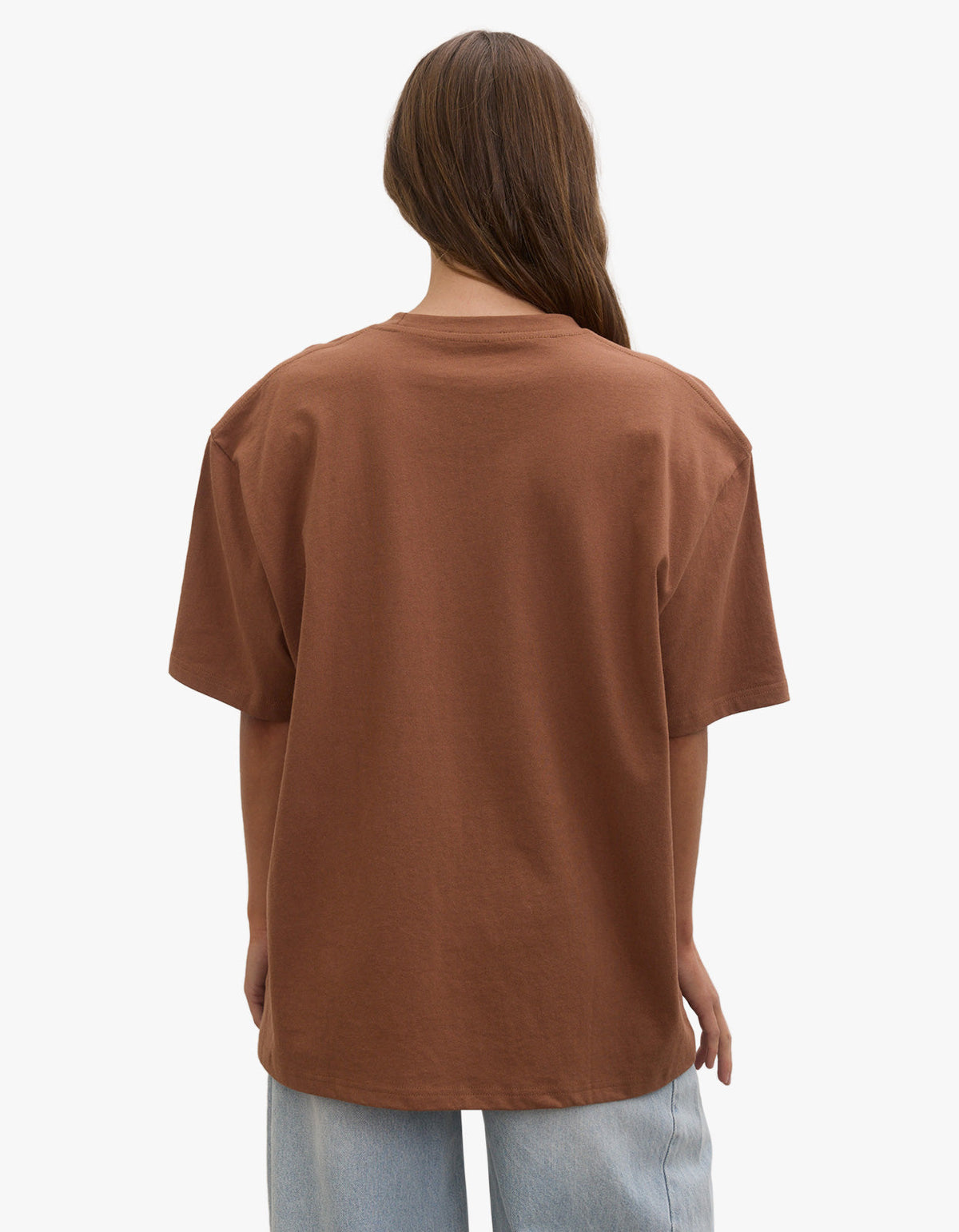 Jonas Boyfriend Tee - Chestnut
