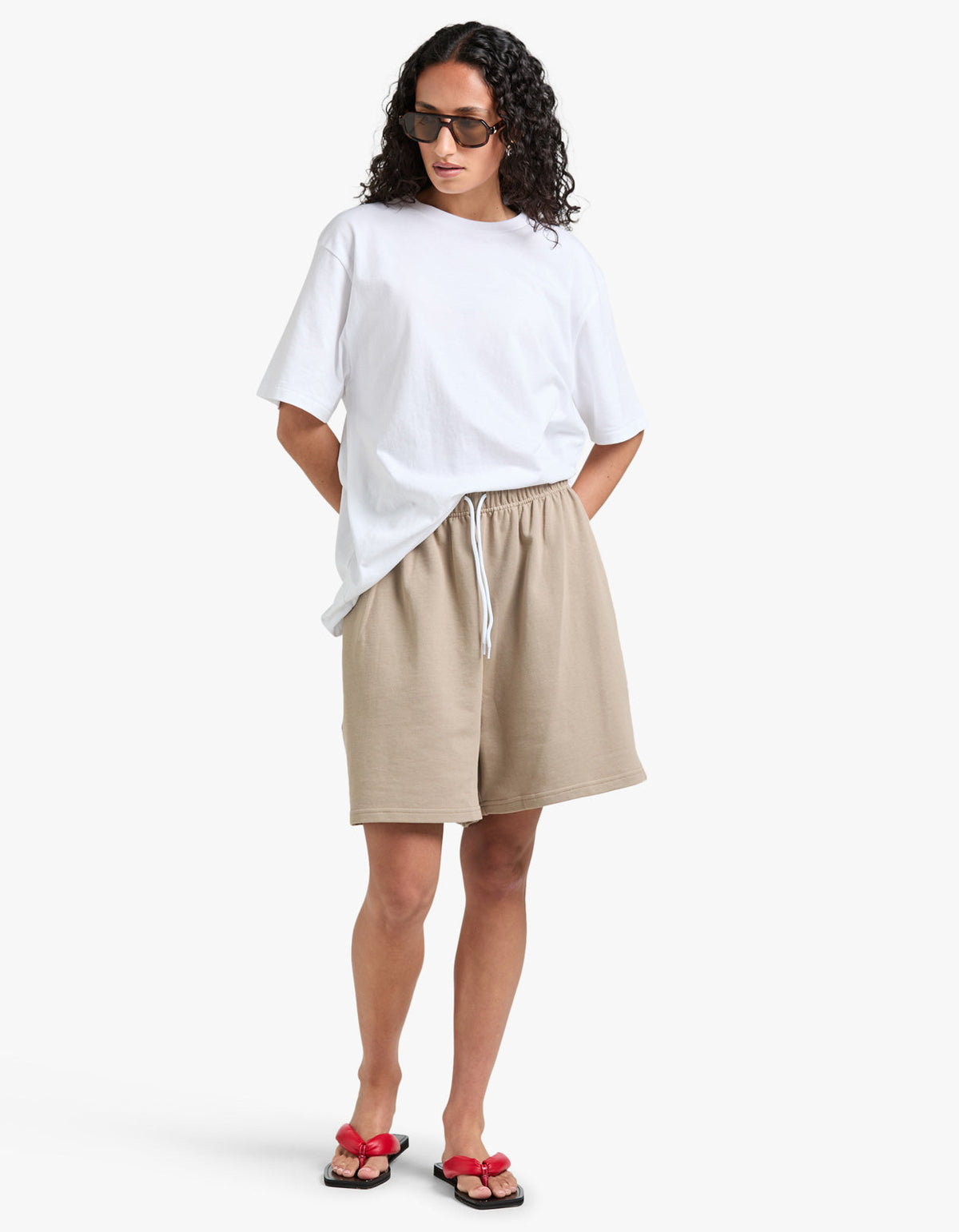 Hendrix Shorts - Taupe