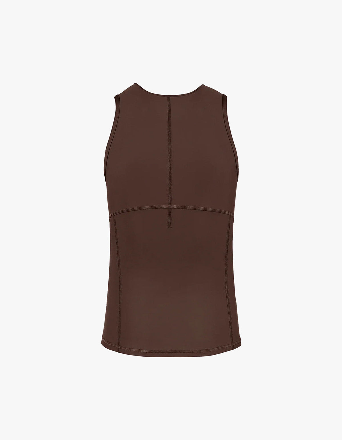 Fitted Training Tank Top - Umber