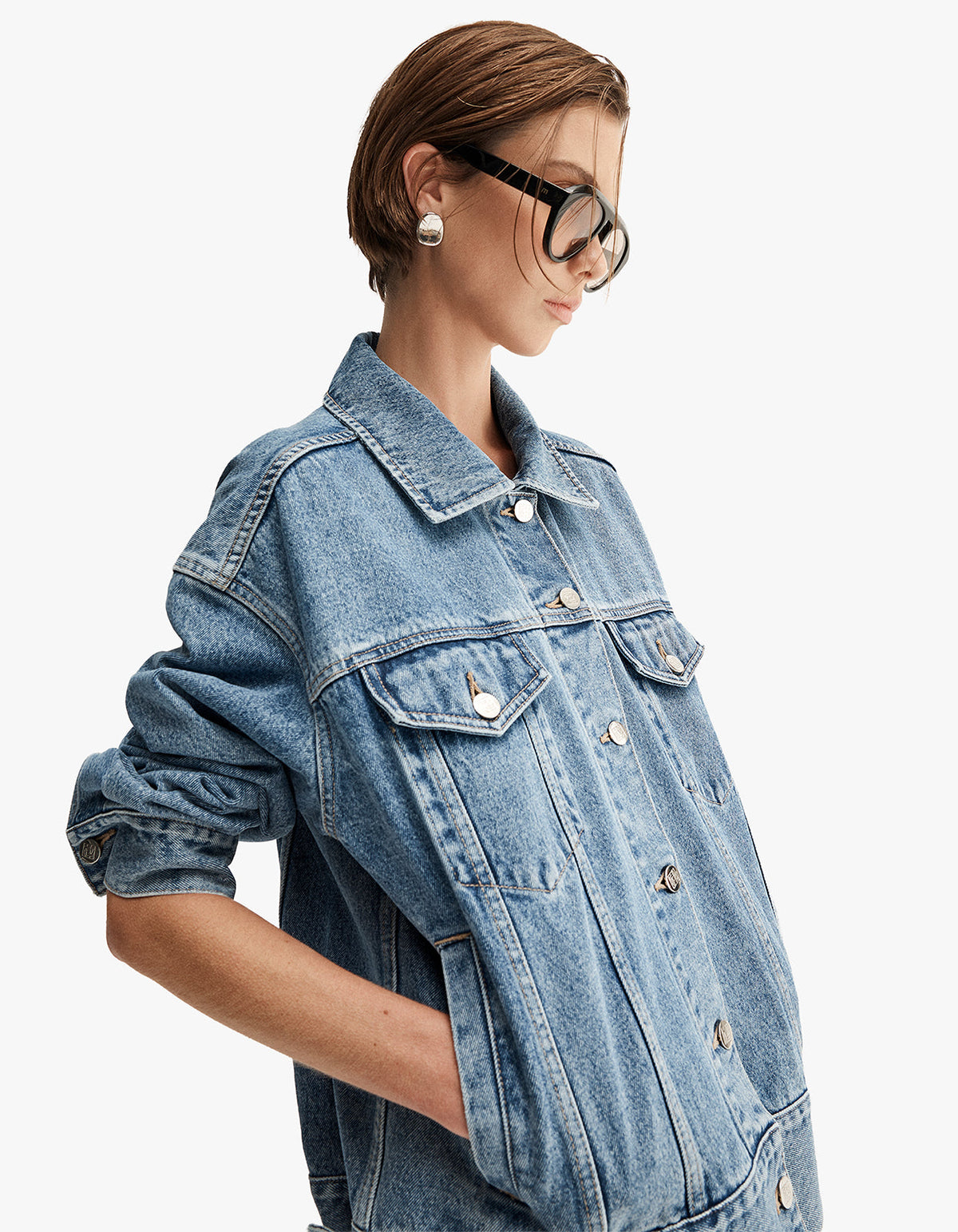 Kennedy Denim Jacket - Trinity Blue