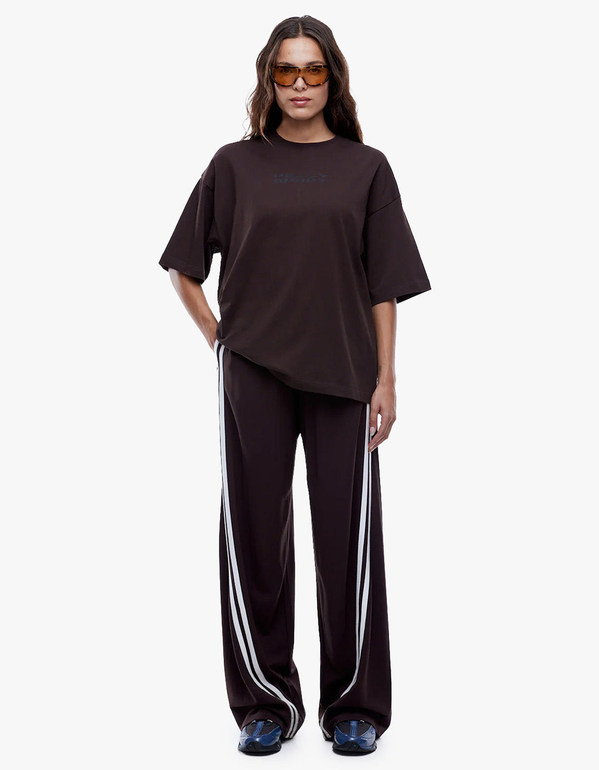 Pelly Sport Star Tee - Washed Cocoa