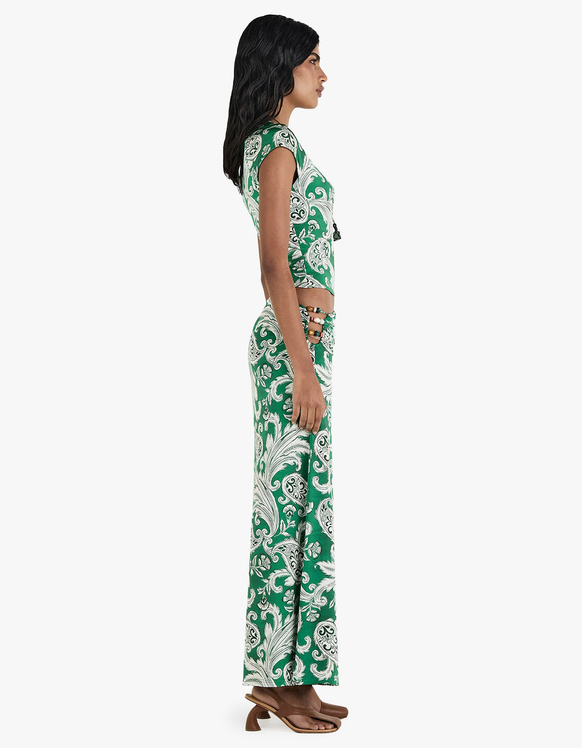 Nola Top - Royal Paisley