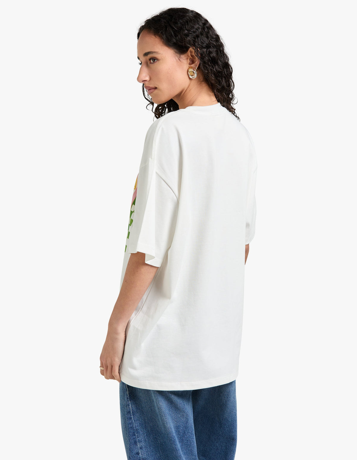 Ciao Bella Oversize Tee - White