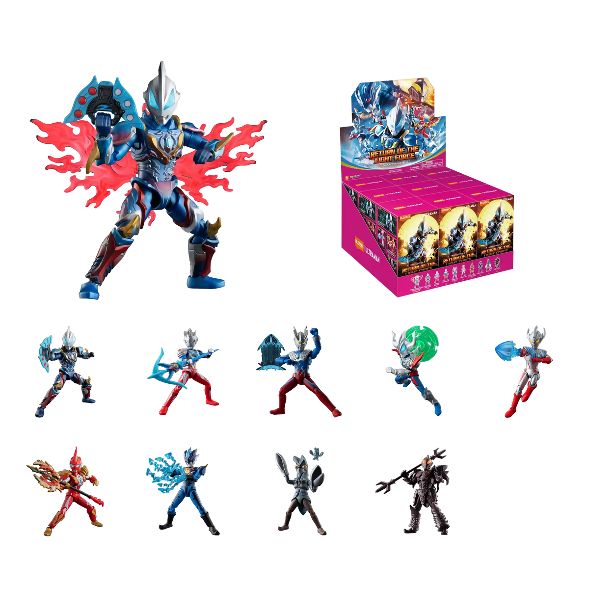 Blokees Ultraman Galaxy Version S 01 Return of the Light Force