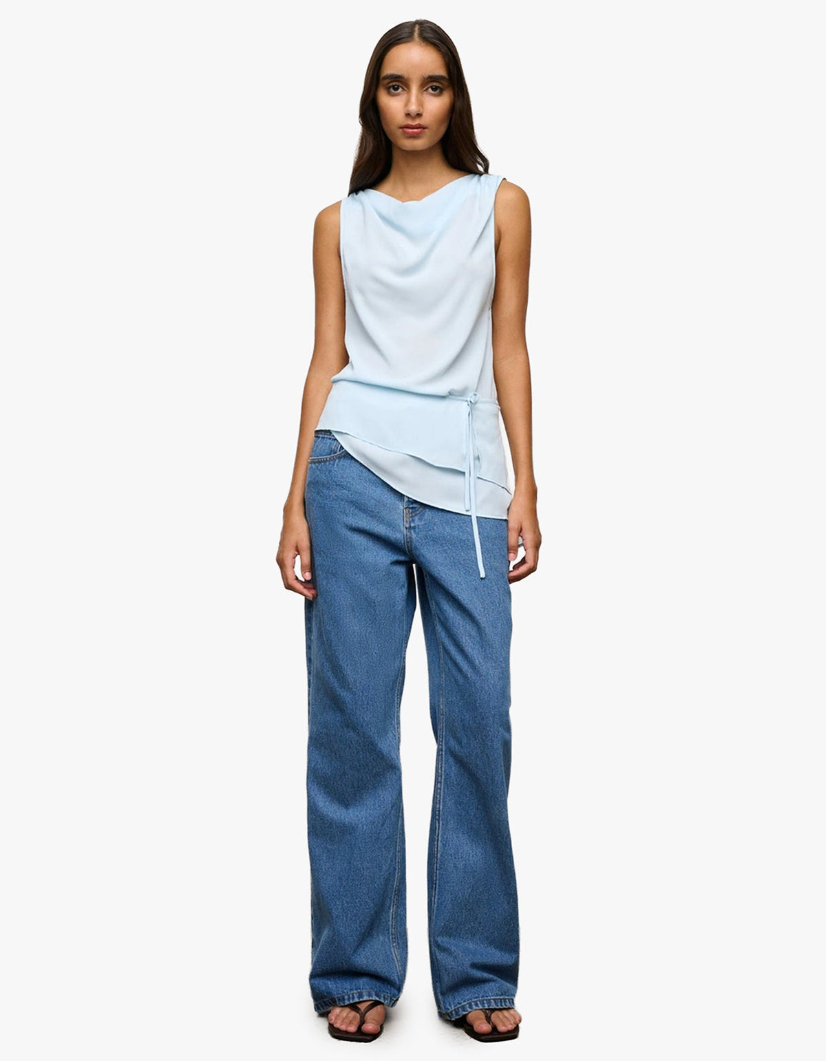Lennon Top - Ice Blue