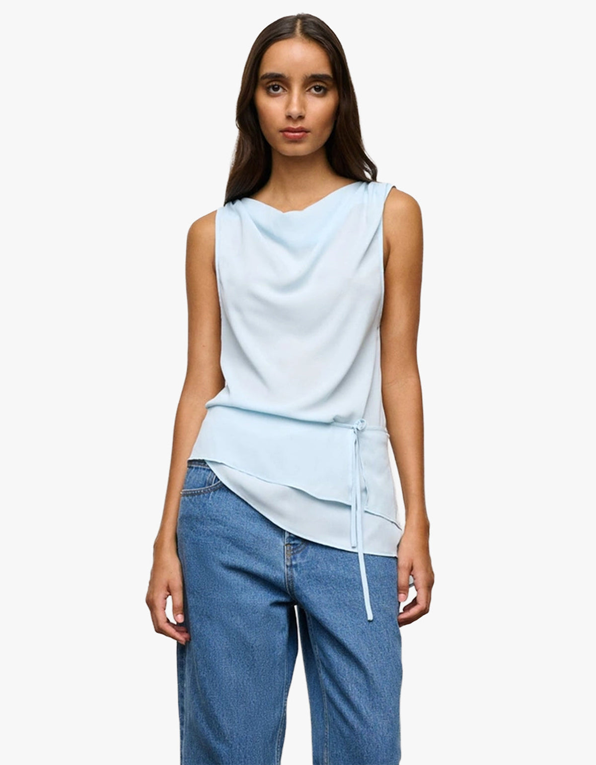 Lennon Top - Ice Blue