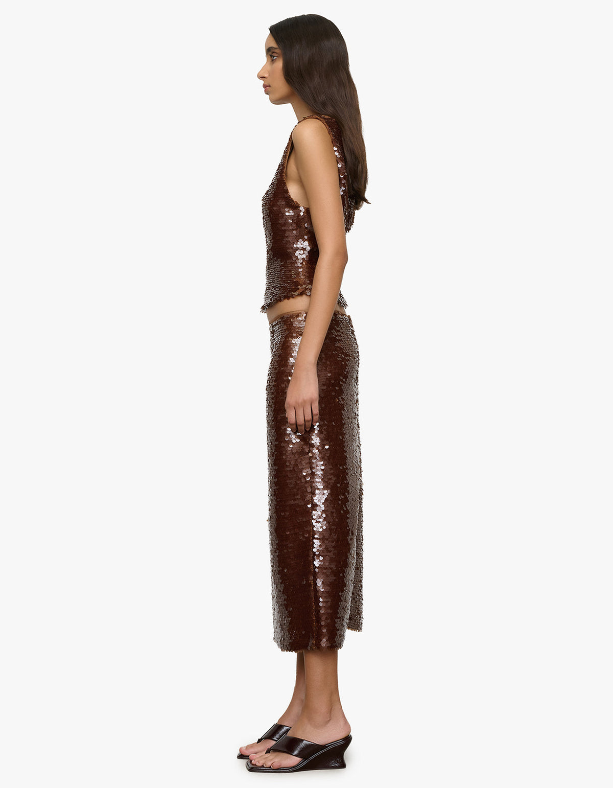 Kendall Skirt - Coffee