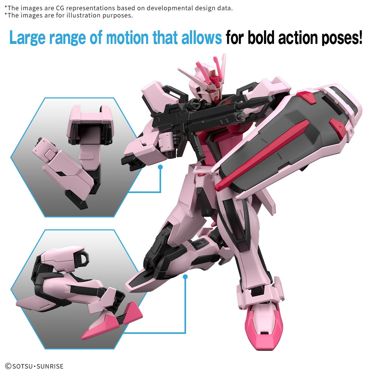 Gundam 1/144 EG Entry Grade MBF-02 Strike Rouge Model Kit