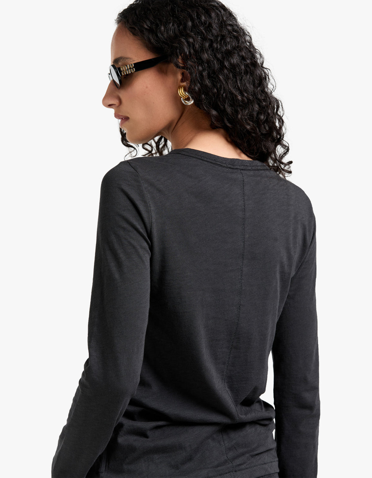 The Slub Longsleeve - Black