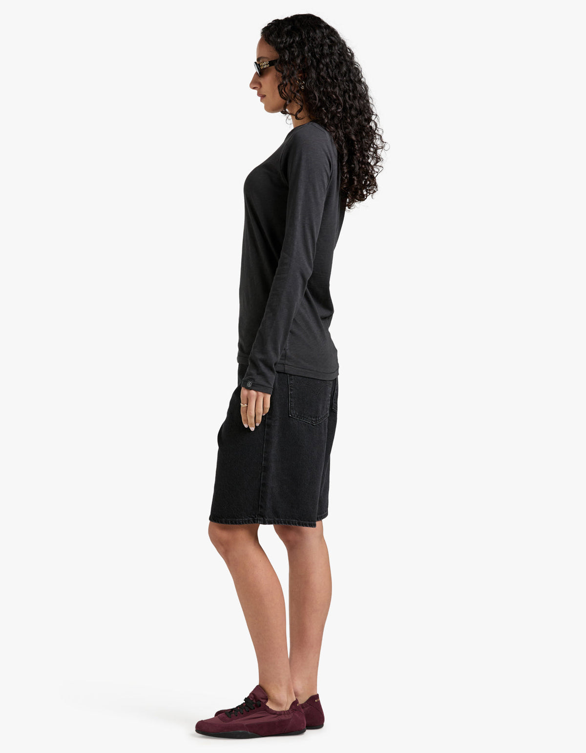 The Slub Longsleeve - Black