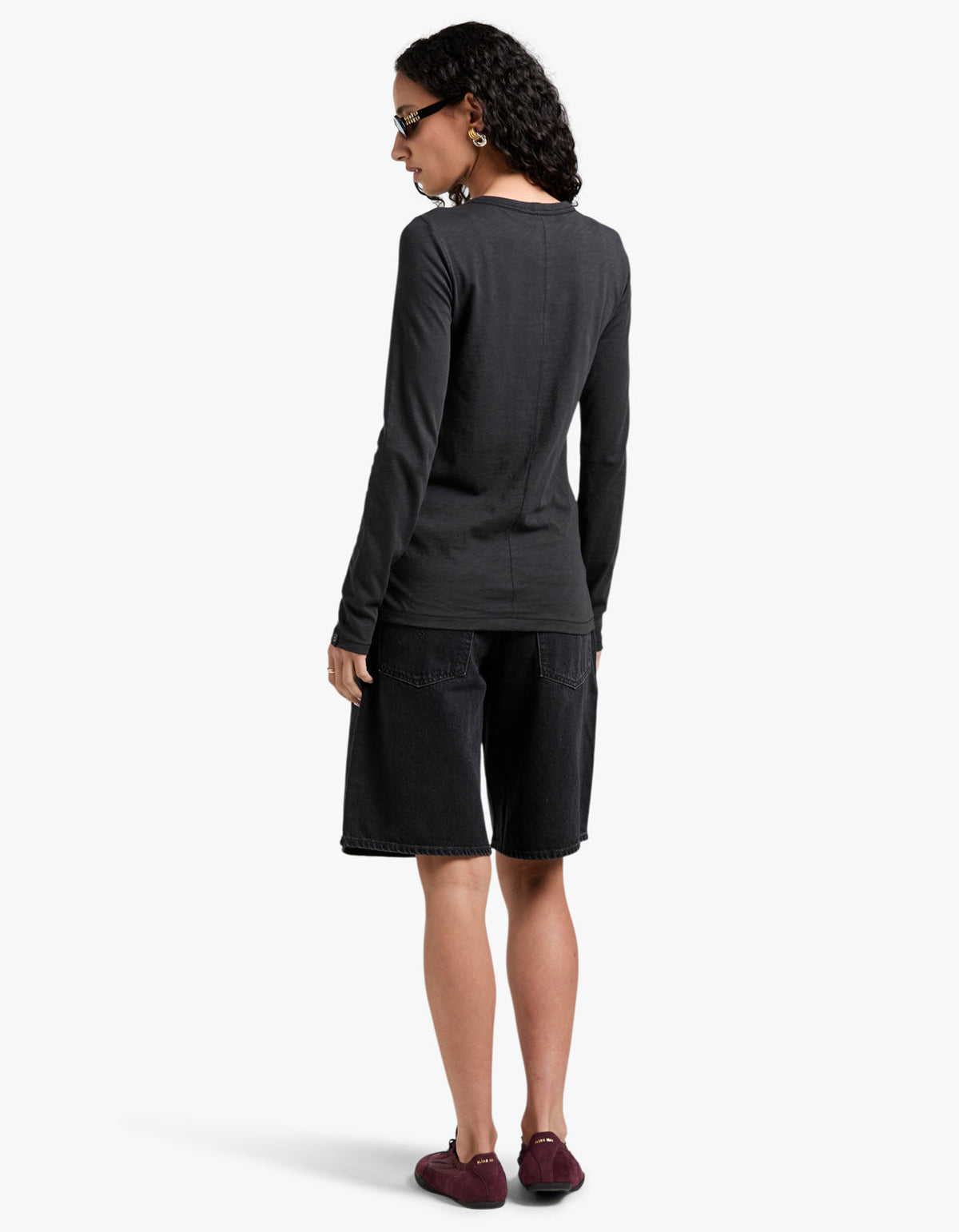 The Slub Longsleeve - Black