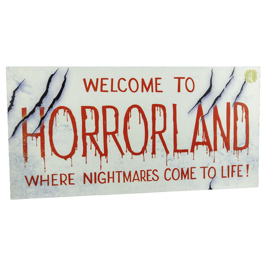 Goosebumps - Horrorland Wood Sign
