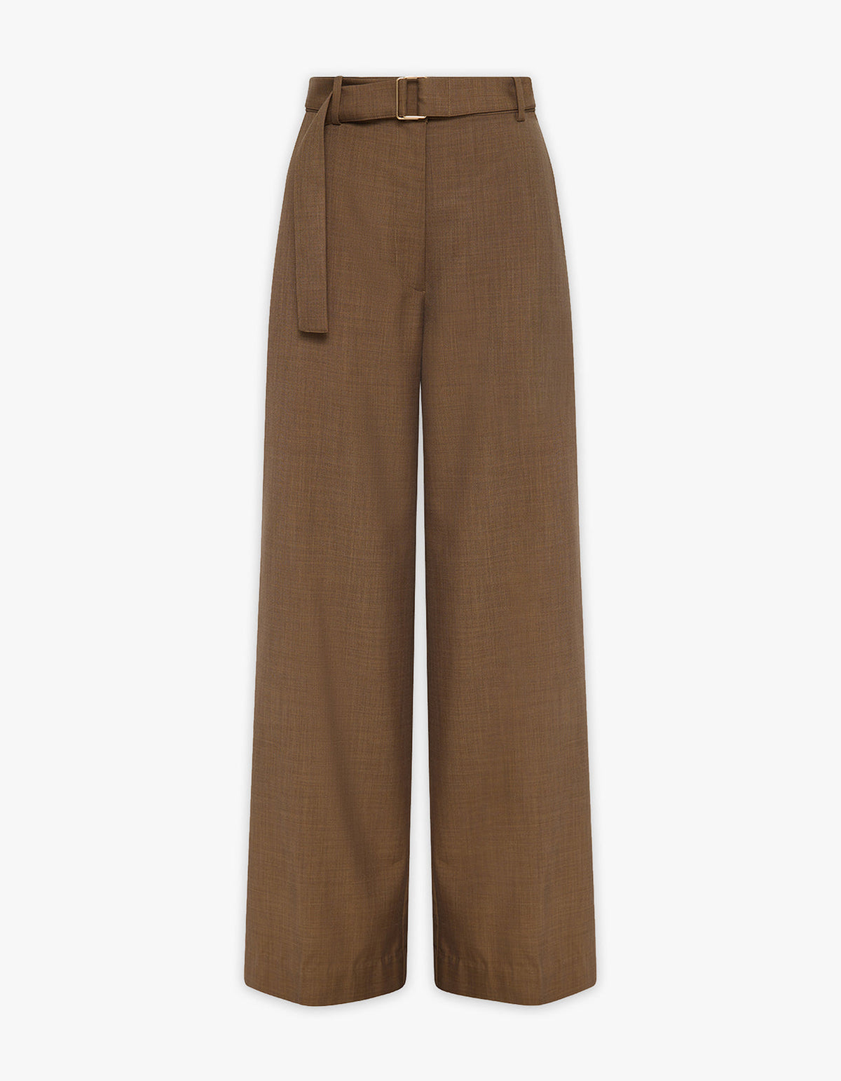 Asher Wide Leg Pant - Saddle
