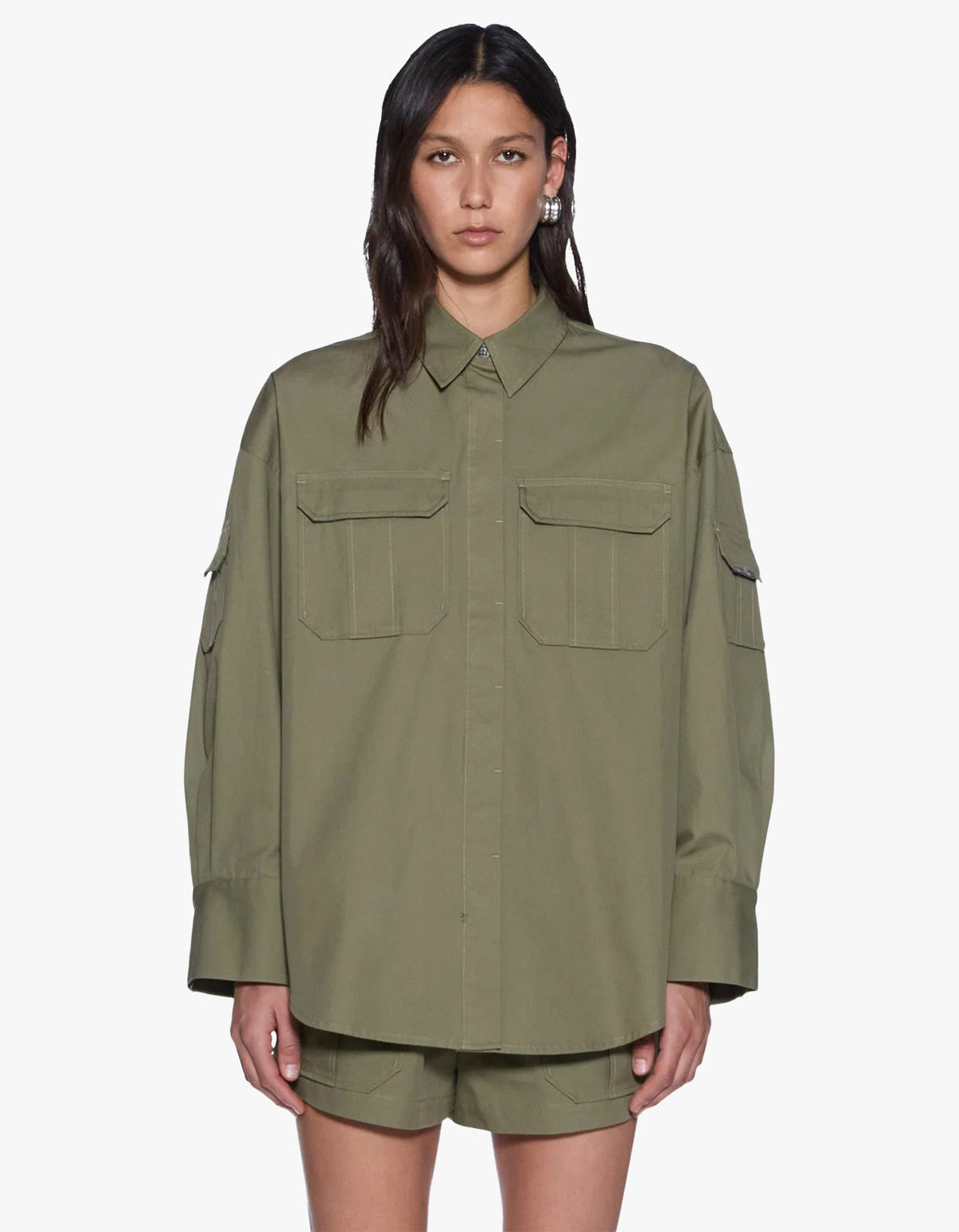 Astra L/S Shirt - Cargo Khaki