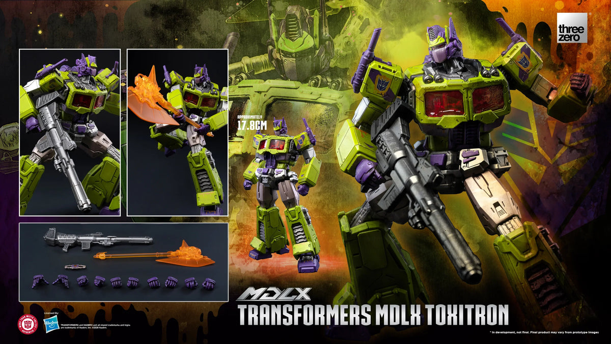 ThreeZero Transformers Toxitron MDLX Action Figure Exclusive