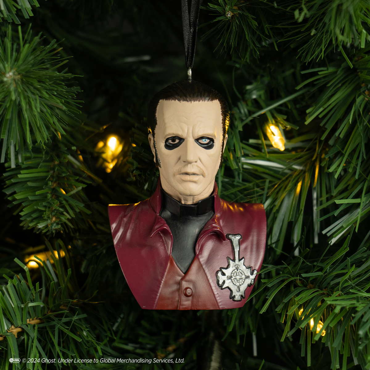 Holiday Horrors - Ghost Cardinal Copia Ornament