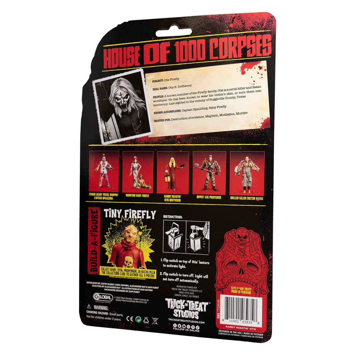 House of 1000 Corpses - Rabbit Roastin' Otis Driftwood - 5" Action Figure