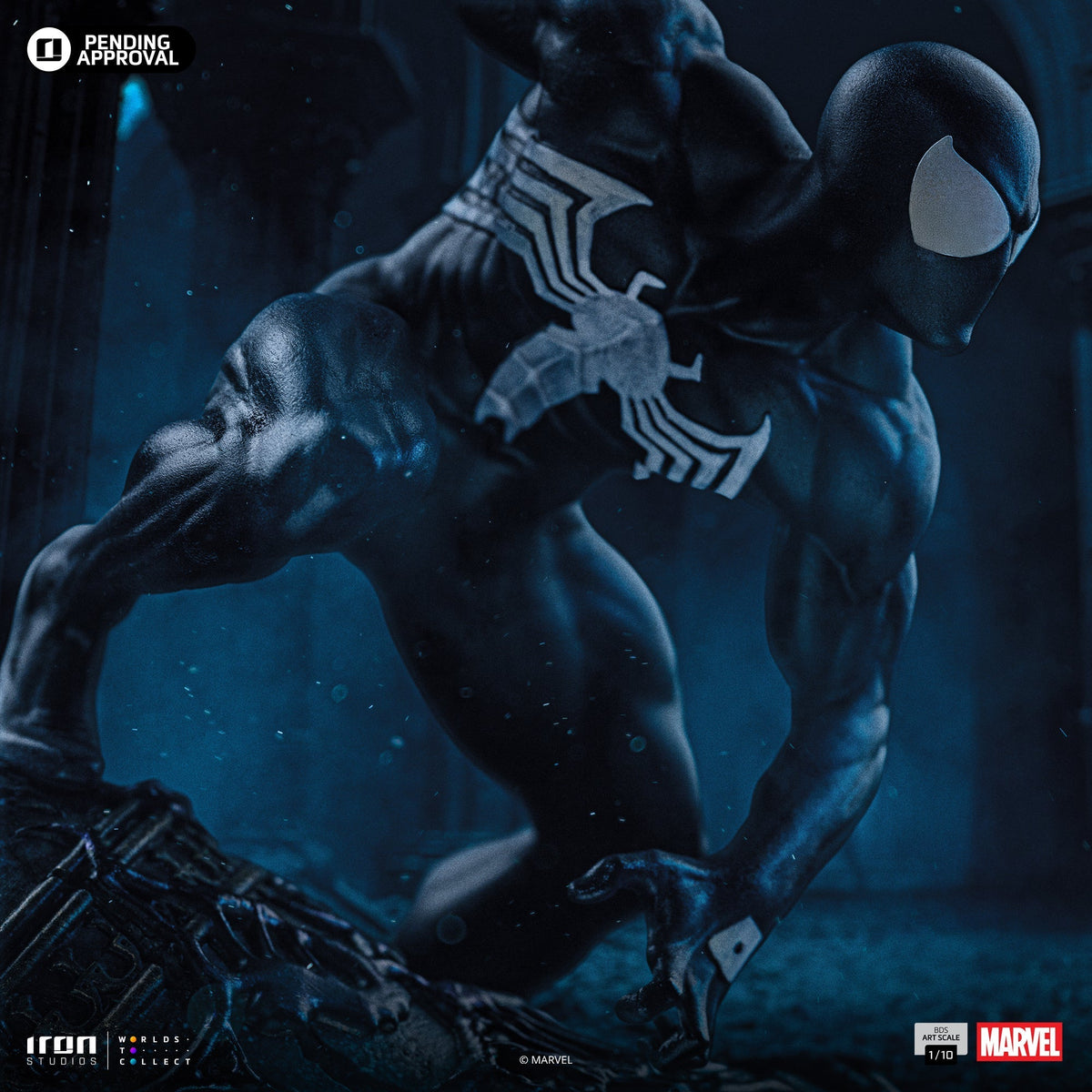 Pre-Order - Statue Spider-Man Black - Marvel Comics - BDS Art Scale 1/10 - Iron Studios