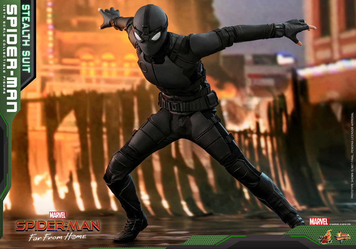 Hot Toys Spider-Man (Stealth Suit) 1/6 Scale Action Figure
