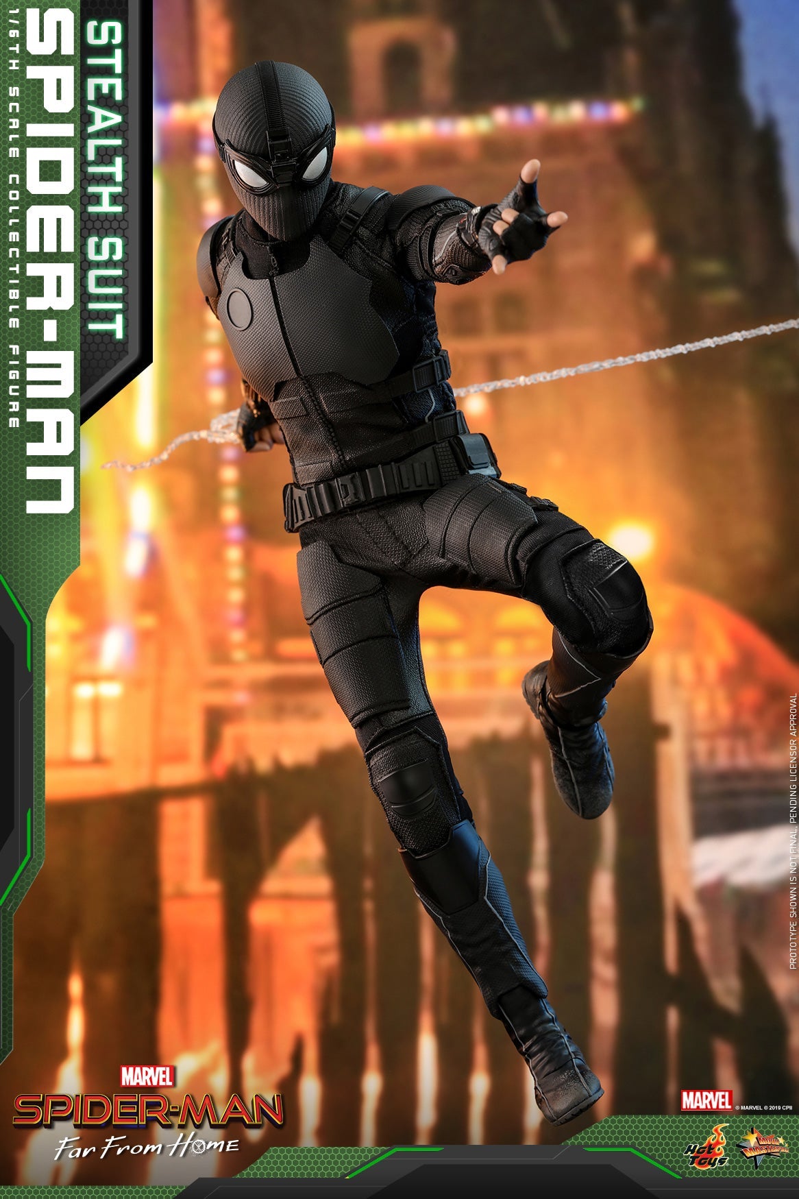 Hot Toys Spider-Man (Stealth Suit) 1/6 Scale Action Figure